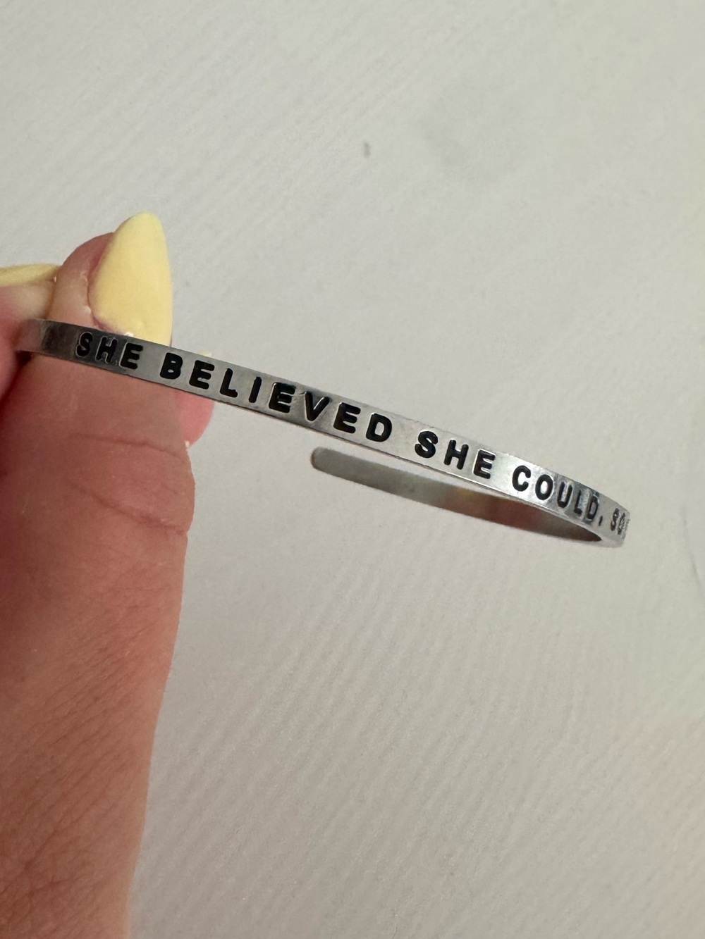 She Believed She Could So She Did Mantra Band